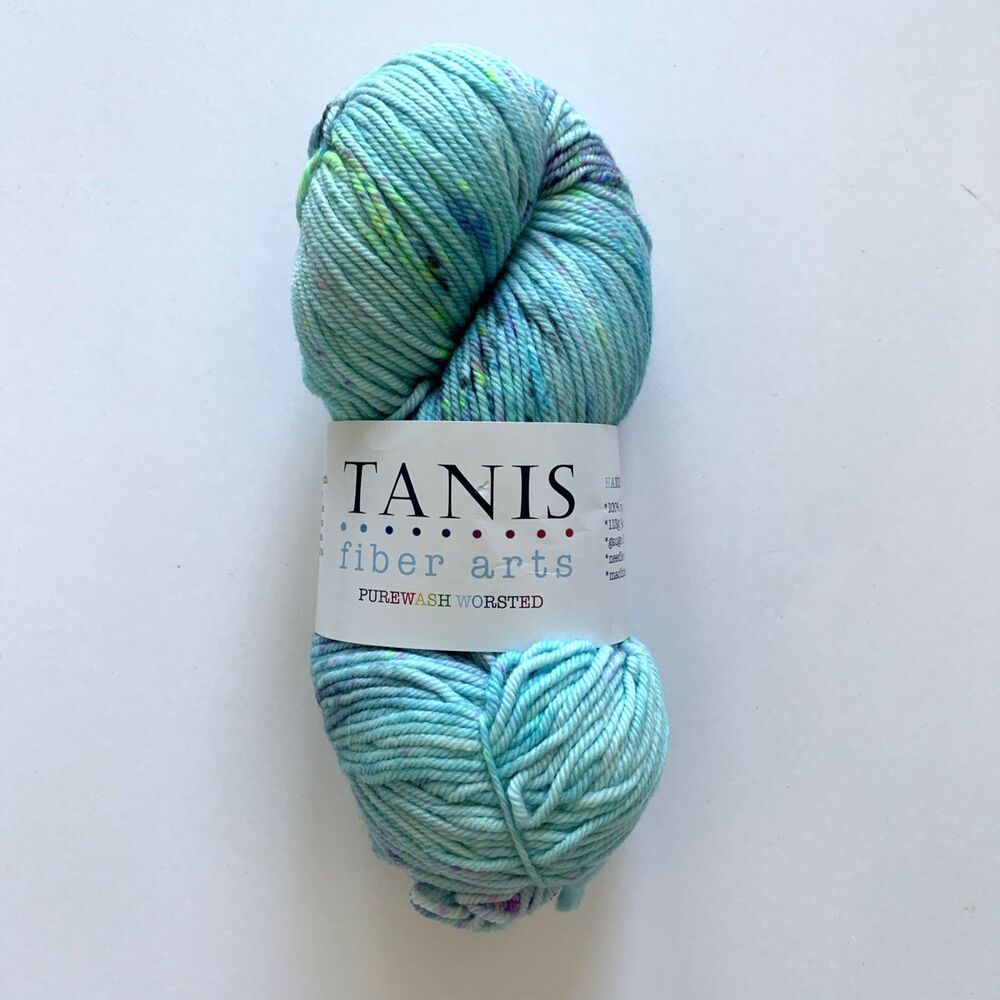 Tanis Fiber Arts Purewash Yarn Merino Wool Blue Rocket